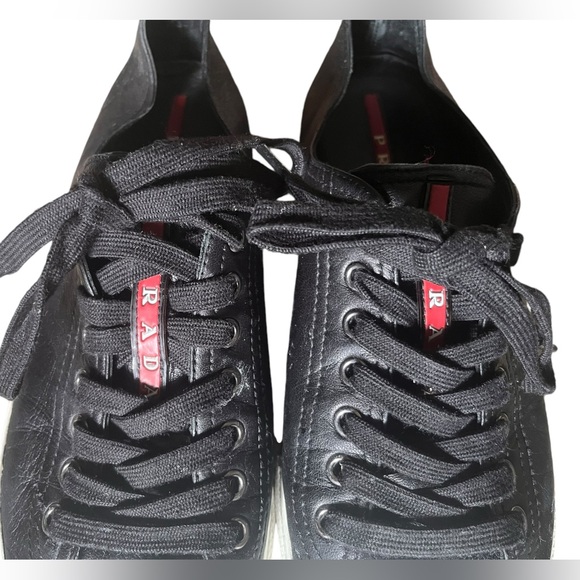 Prada Leather Sneakers - Picture 2 of 9